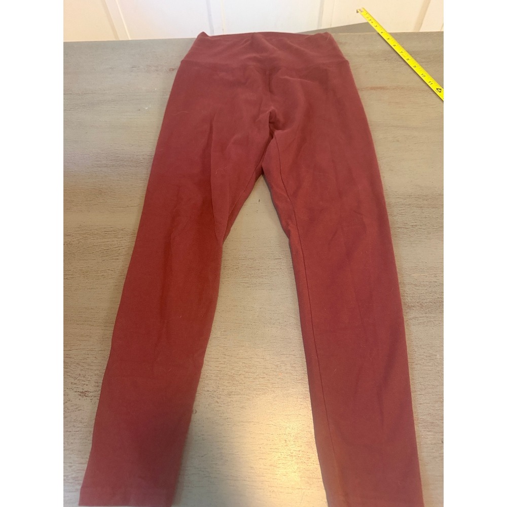 OFFLINE by Aerie OG Legging Hi-Rise Short Inseam Maroon Burgundy Medium M